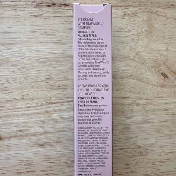 Mary Kay Timewise Eye Cream - Soft Pink - Picture 3 of 3